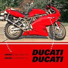 Kit Stickers Ducati Supersport 750
