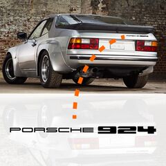 Porsche 924 Aufkleber