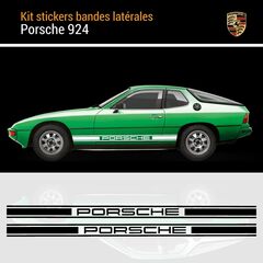 Porsche 924 Seitenstreifen Aufkleber