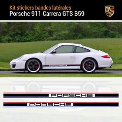 Kit Stickers Bandes Latérales Porsche 911 Carrera GTS B59