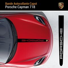 Porsche Cayman Motorhaube Streife Aufkleber