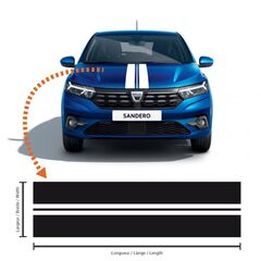 Dacia Sandero 3 Racing Stripes Decal #6
