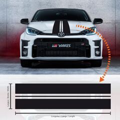 Toyota Yaris Racing Stripes Decal #6