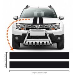 Dacia Duster Double Stripes Decal