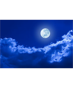 Sky With Clouds And Moon Decoration Decal