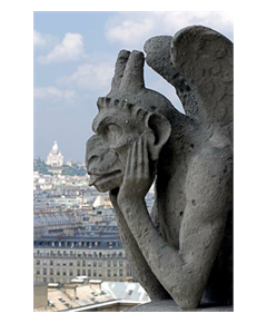 Gargoyle Notre Dame Paris Decoration Decal