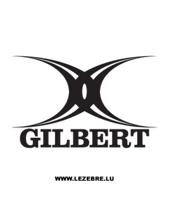Gilbert Rugby Logo Decal