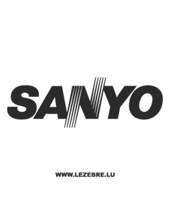 Sanyo Logo Decal