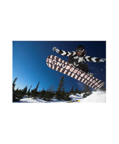 Dekoaufkleber Snowboard-Sprung