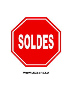 Showcase Stop Soldes Decal