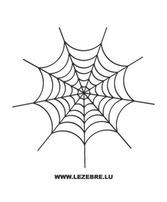 Sticker Spinnennetz 2