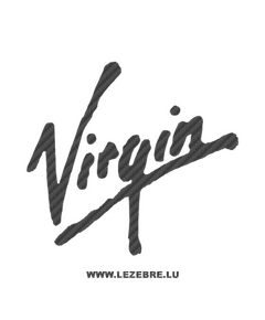 Sticker Carbone Virgin Logo 2