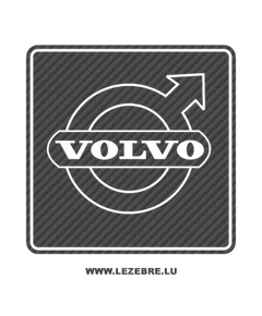 Sticker Karbon Volvo logo 3