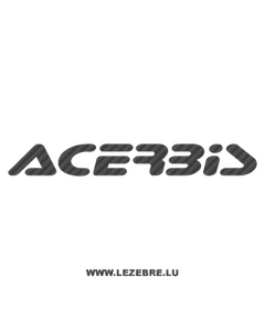 Acerbis logo Carbon Decal