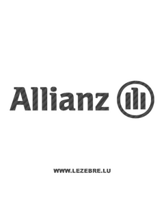 Sticker Karbon Allianz Logo