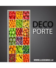 Sticker Déco Porte Fruits et Légumes