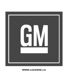 Sticker Karbon GM Logo