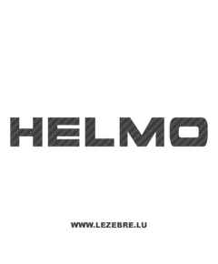Sticker Carbone Helmo Logo 2