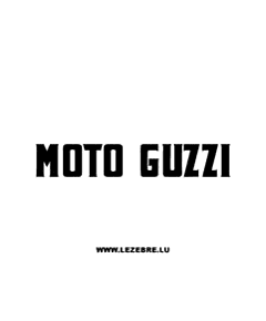 Sticker Moto Guzzi 3