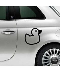 Duck Fiat 500 Decal