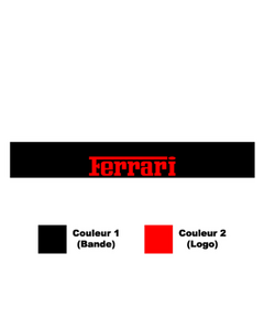 Sticker Bande Sonnenblende Ferrari