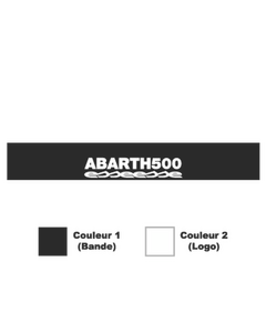 Sticker Bande Sonnenblende Fiat Abarth 500 Esseesse