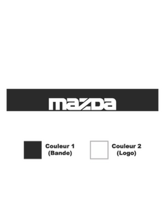 Sticker Bande Sonnenblende Mazda
