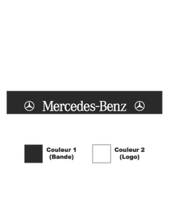 Sticker Bande Sonnenblende Mercedes