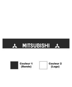 Sticker Bande Sonnenblende Mitsubishi