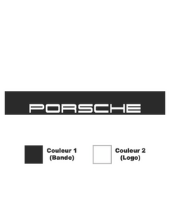 Sticker Bande Sonnenblende Porsche