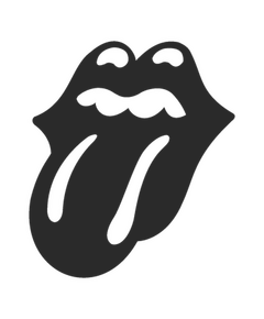 Sticker Rolling Stones Logo