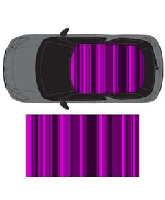Graphic Art Shades of Purple car roof sticker