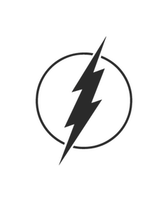 Sticker Flash Logo