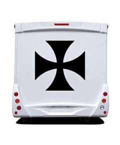Sticker Wohnwagen/Wohnmobil Malteser Kreuz 2