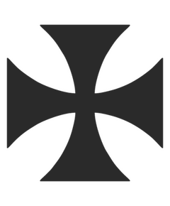 Sticker Croix de Malte 2