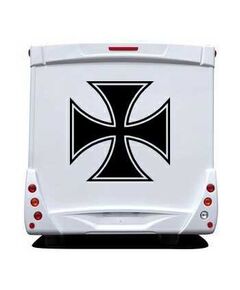 Sticker Wohnwagen/Wohnmobil Malteser Kreuz 3