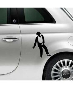 Sticker Fiat 500 Michael Jackson 10