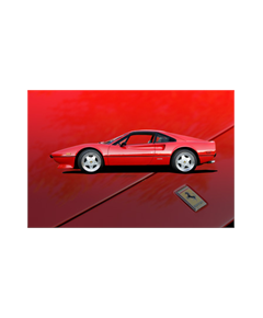Sticker Déco Ferrari 308