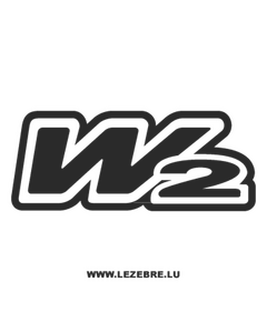 W2 Boots logo Decal
