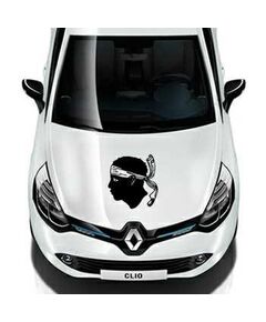 Sticker Renault Kopf vom Maure Corse Corsica