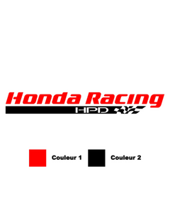 Sticker Honda Racing HPD Logo