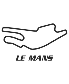 Sticker Circuit Bugatti Le Mans 2