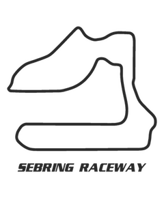 Sticker Rennstrecke Sebring International Raceway USA