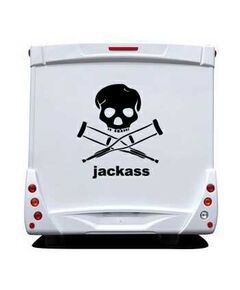 Sticker Wohnwagen/Wohnmobil Jackass