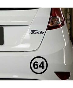 departement 64 pyrenees atlantiques Ford Fiesta Decal