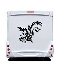 Flower Camping Car Decal 2