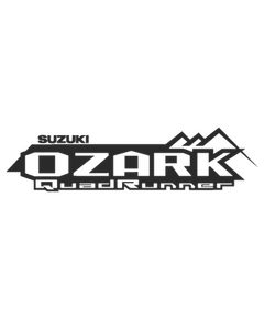 Suzuki Ozark Quad Runner logo 2013 Decal