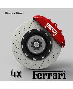 Kit Stickers Bremssattel Ferrari logo