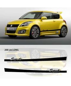 Suzuki car side stripes decals set