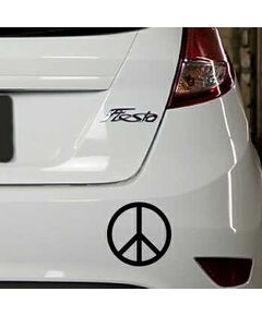 Sticker Ford Fiesta Peace & Love Logo